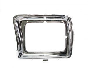 Driver Side Headlamp Bezel Chrome Square AMD Fits Ford F-100 F-150 F-250 F-350 Bronco X145-4578-L