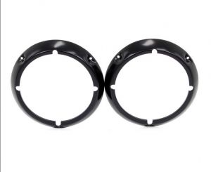 Driver And Passenger Side Headlight Bezels Primer Pair AMD Fits Ford Bronco 145-4671-P