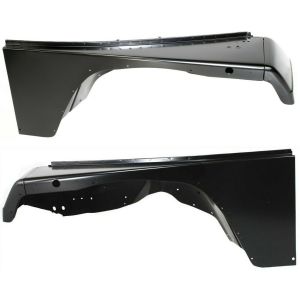 New Front Fender Set Of 2 Driver & Passenger Side Fits 1987-1995 Jeep Wrangler