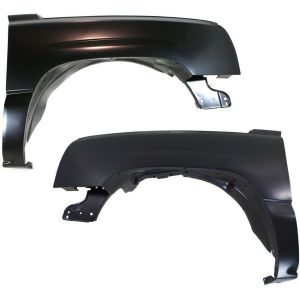 New Front Set of 2 LH And RH Side Fender USA Built Fits Chevrolet Silverado 1500