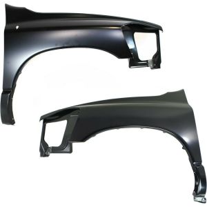 New Front Driver And Passenger Side Steel Fender Fits Dodge Ram 1500 2500 3500