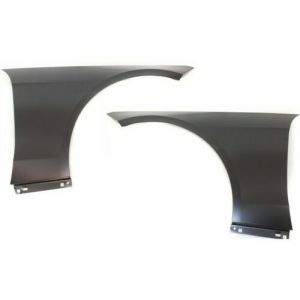 Front Set of 2 Driver & Passenger Side Fender Steel Fits Mercedes-Benz E300