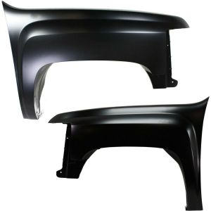 New Front Set of 2 LH & RH Side Fender Fits Chevrolet Silverado 1500 2500 HD 3500 HD