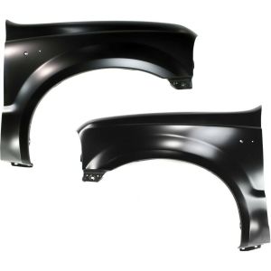 New Front Set of 2 LH & RH Side Fender Fits Excursion F-250 F-350 F-450 Super Duty