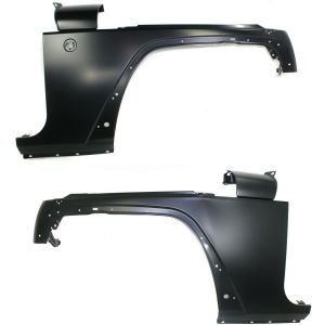 New Front Steel Set of 2 LH & RH Side Fender Fits Jeep Wrangler