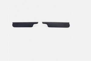 Sun Visor Pair Black Vinyl AMD Fits Ford F-100 F-150 F-250 F-350 646-4573-BLK