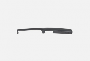Dash Pad OE-Style Vinyl Wrapped Black with AC AMD Fits 1969-1972 Pontiac Ventura Nova X464-3069-A