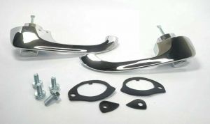 New Goodmark Chrome Outside Door Handle Kit Set Fits Buick Skylark GMK401244068S