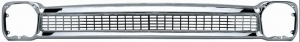 Grille Plain AMD Fits 1964-1966 Chevrolet C20 Pickup C30 Pickup K-T70465