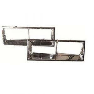 New Goodmark Headlight Bezel Set LH & RH Side Fits Cutlass Supreme GMK456206081P