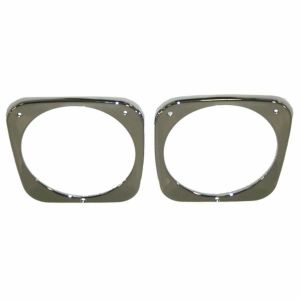 New Goodmark Set of LH & RH Side Headlamp Bezels Fits C/K Pickup GMK4142060642P