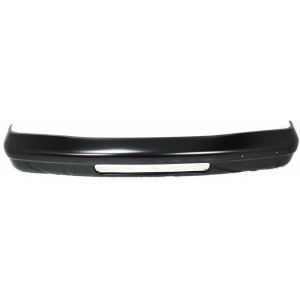 New Front Painted Black Bumper Without Pad Fits Ford Econoline Van FO1002341