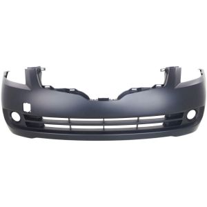 New Front Primed Bumper Cover Fits 2007-2009 Nissan Altima Sedan Model NI1000240