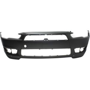New Front Primed Bumper Cover Fits 2008-2015 Mitsubishi Lancer MI1000319