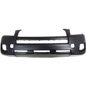 New Front Primed Bumper Cover Fits 2009-2012 Toyota RAV4 Base Model TO1000349