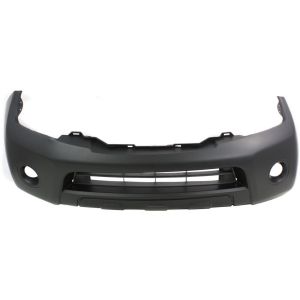 New Front Primed Bumper Cover Without 3 Holes Fits Nissan Pathfinder NI1000248