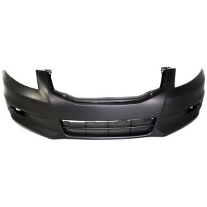 New Front Bumper Cover Primed Fits Honda Accord 6 Cyl Engine Sedan HO1000279