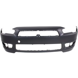 New Front Primered Bumper Cover Fits 2008-2015 Mitsubishi Lancer MI1000324