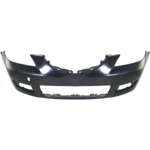 New Front Primered Bumper Cover Standard Type Fits Mazda 3 Sedan Model MA1000215
