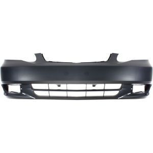 New Front Bumper Cover Primed Fits 2003-2004 Toyota Corolla S Model TO1000241