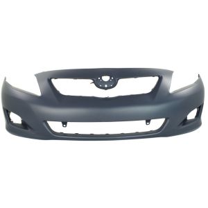 New Front Bumper Cover Primed Fits 2009-2010 Toyota Corolla 5211902990 TO1000343