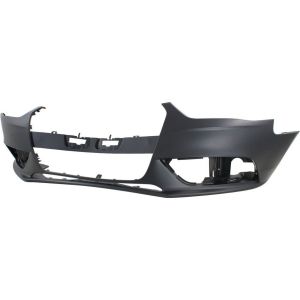 New Front Bumper Cover Primed Fits 2013-2016 Audi A4 A4 Quattro AU1000190