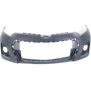 New Front Bumper Cover Primed Fits 2014-2016 Toyota Corolla S Model TO1000400