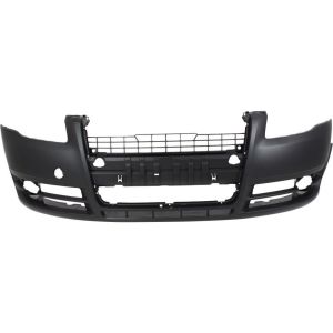 New Front Bumper Cover Primed Fits Audi A4 A4 Quattro AU1000142