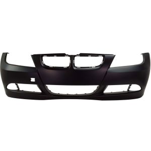 New Front Primered Bumper Cover Fits BMW 3-Series Sedan/Wagon Models BM1000180
