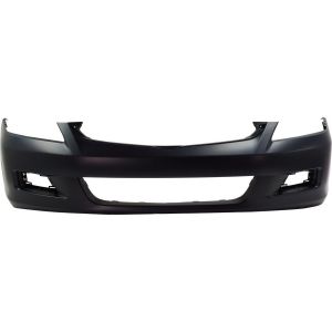  New Front Bumper Cover With Fog Light Holes Fits 06-2007 Honda Accord HO1000235
