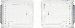 Back-Up Lamp Lens LH And RH Side Pair AMD Fits Nova Chevy II K-K1044