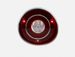 Back Up Lamp White LED Stainless Bezel LH Side AMD Fits 1971 Chevrolet Chevelle Malibu X955-3471-DL