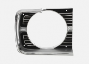 Passenger Side Headlamp Bezel AMD Fits 1968 Dodge Dart K-2786668