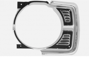 Driver Side Headlamp Bezel AMD Fits 1969 Dodge Dart K-MA9900