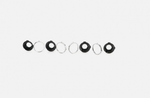 New Headlamp Mounting Bucket & Retainer Ring 8 pcs AMD Fits Impala Chevelle El Camino C10 C20 C30 K10 K20 K30 Pickup X141-4058-S