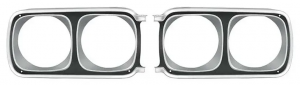 Headlamp Bezels Pair AMD Fits 1969 Plymouth Satellite Sport X145-1469-2P