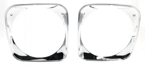 LH Or RH Side Pair Headlamp Bezel Set AMD Fits 1971 Chevrolet El Camino Chevelle X145-3471-P