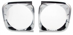 LH Or RH Side Pair Headlamp Bezel Set AMD Fits 1972 Chevrolet El Camino Chevelle X145-3472-P