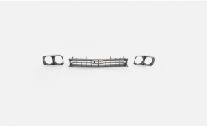 Grille Assembly with Headlamp Bezels AMD Fits 1969 Plymouth GTX Satellite Sport X150-1469-1S