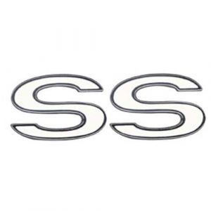 Goodmark Pair Of Fender Emblem 'SS' Fits Chevrolet El Camino GMK4032130692P