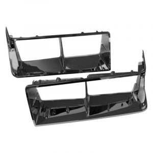 Goodmark Head Light Bezel Pair Chrome Plastic Headlight Door Fits 1984-1987 Buick Regal GMK4462060841P