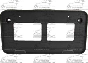Sherman 8125-90B-0 TO1068134 Front License Plate Bracket Textured Fits Toyota Tacoma 