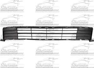 Sherman 3439-99B-0 Lower Grille With Black Molding Fits Mazda 6 MA1036110