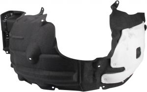 Front Driver Side Fender Liner Front Section Heated Form With Insulation Foam and Extension Sheet Fits 2020-2023 Toyota Highlander TO1248240