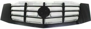 Grille Plastic Painted Black Shell Fits Cadillac Escalade GM1200619