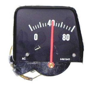 Console Oil Gauge Assembly Black AMD Fits Chevrolet Nova Ventura GTO Chevy ll W-354A