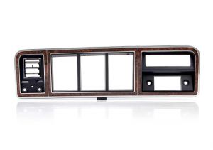 Dash Bezel Chrome Woodgrain With AC AMD Fits Ford F-100 460-4573-WAC