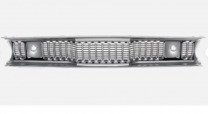 Grille Sharktooth Style AMD Fits 1971-1972 Plymouth Duster K-3574031