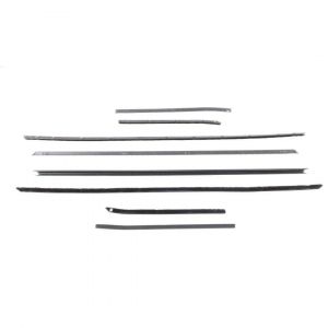 New Front and Rear Inner & Outer Door Beltline Window Felts AMD Fits 1968 Chevrolet Camaro Coupe R-CA146A
