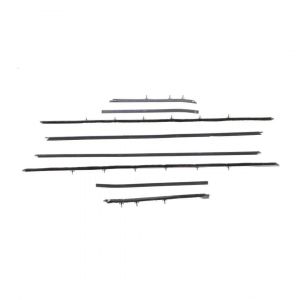 New Front and Rear Door Beltline Window Felts AMD Fits 1968-1969 Chevrolet Camaro R-CA166A